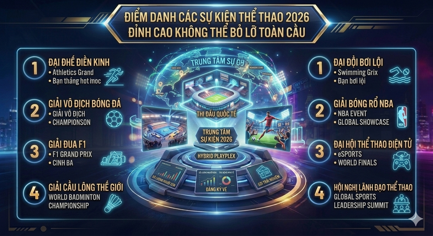 sự kiện thể thao 2026