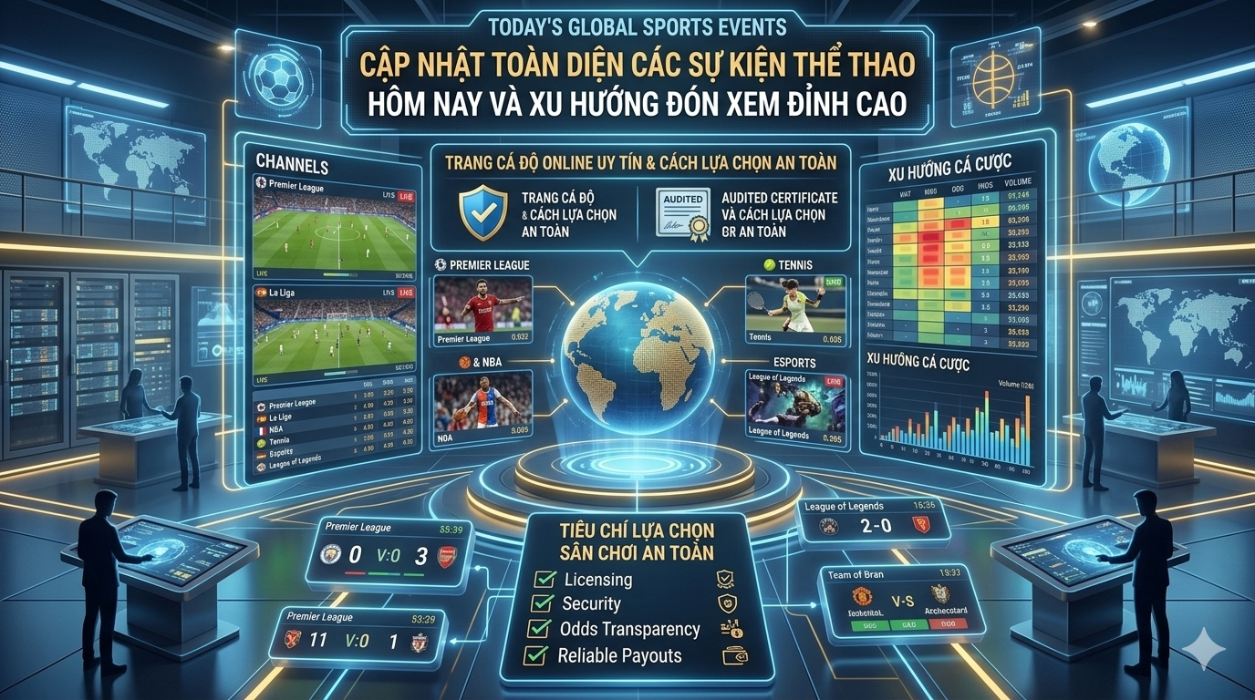 sự kiện thể thao hôm nay